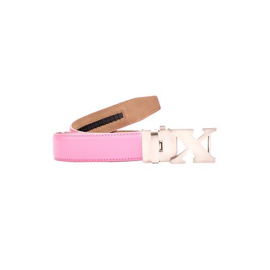 PU GOLF BELT PINK AURORA